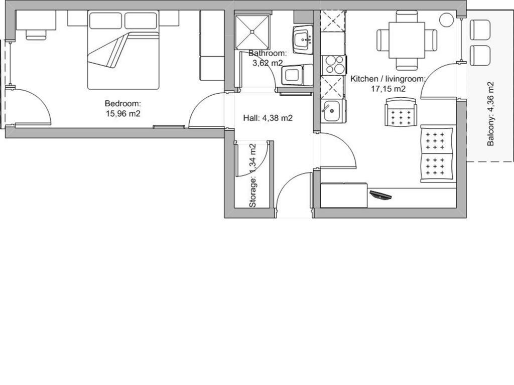Appartement Gurgl Obergurgl Kamer foto